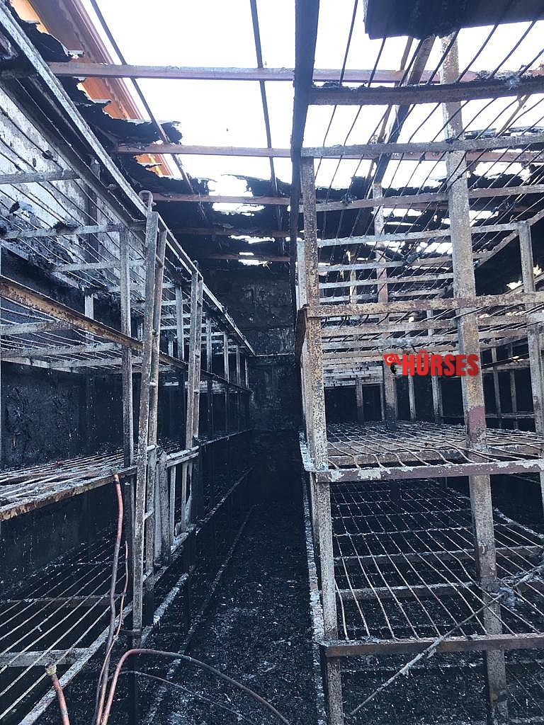 Mantarhanede çıkan yangın eve sıçradı