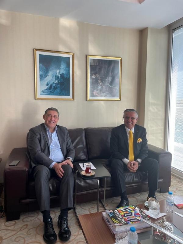 Başkan Topaloğlu, Karaer ile bir araya geldi