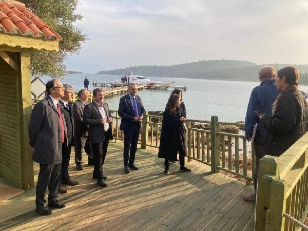 Güney Kore Büyükelçisi Lee'den dünyaca ünlü 'Sedir Adası'na ziyaret