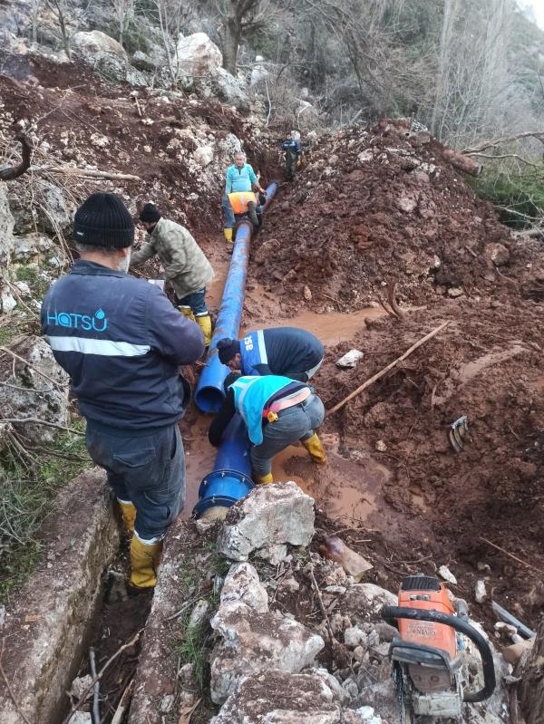 Hatay Hassa'nın su sorunları çözüldü