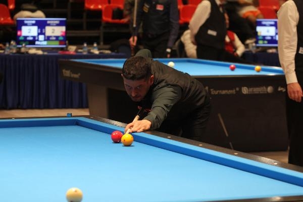 Avrupa Bilardo Şampiyonası'nda 5 milli sporcu son 16'ya kaldı
