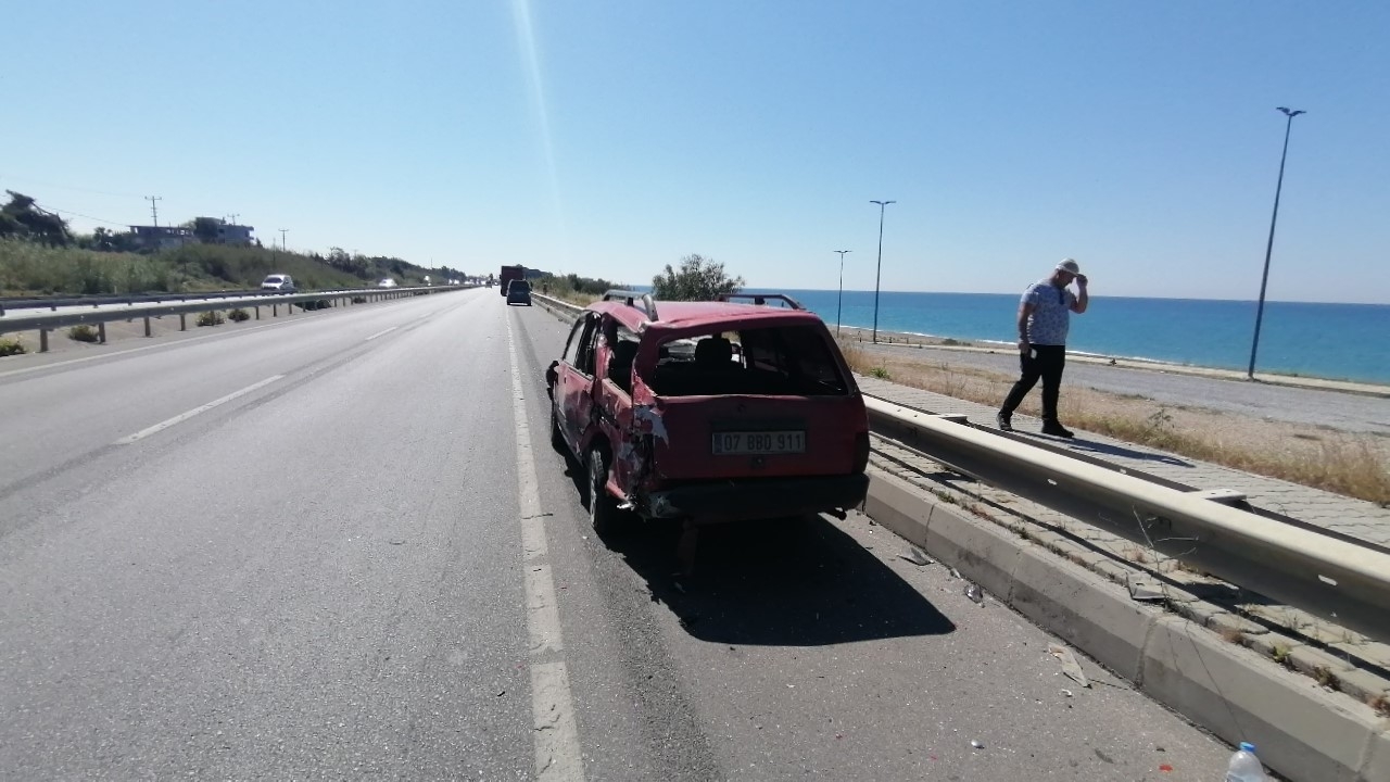 Park halindeki otomobilin sürücüsü dehşeti yaşadı