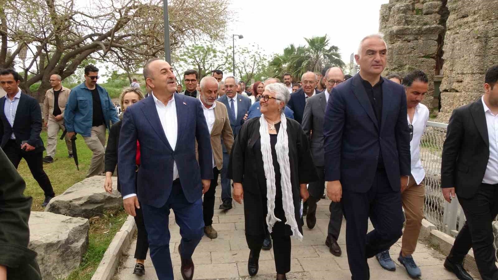 Side Kültürel Miras Projesi Basın Lansmanı Side Antik Kenti'nde yapıldı