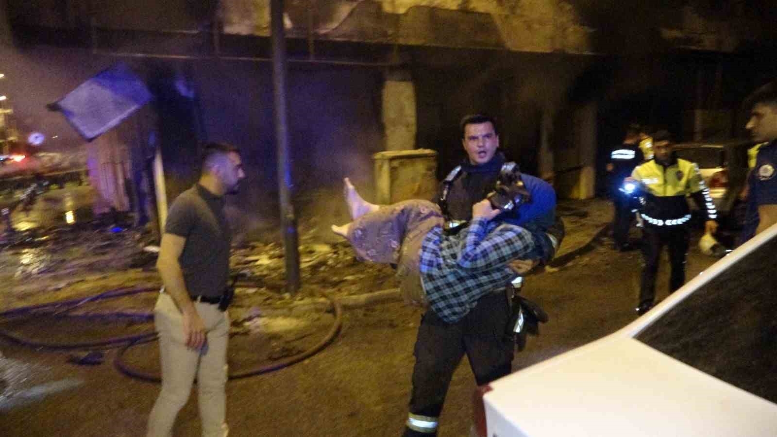 Antalya'da faciadan dönülen yangında kundaklama şüphesi