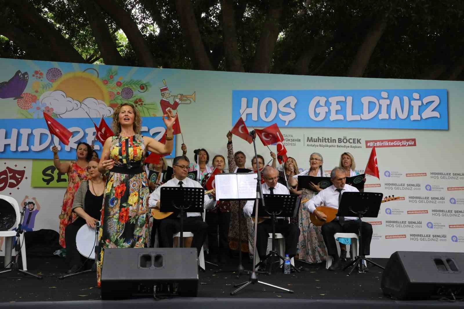 Baharın gelişi coşkuyla karşılandı