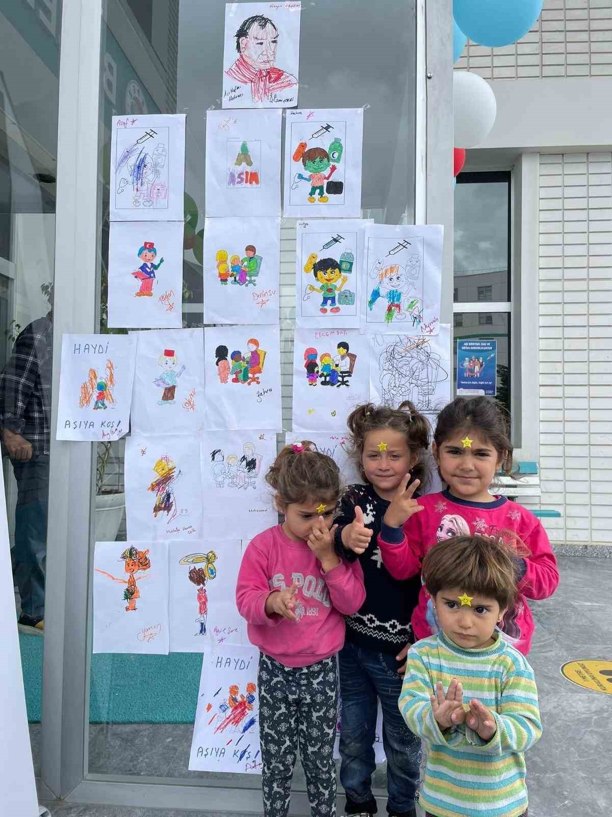 Kepez'de aşı haftası etkinliği