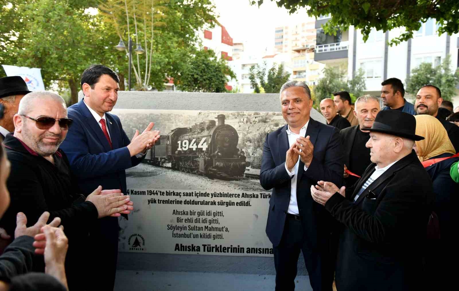 Muratpaşa'da Ahıska Parkı açıldı