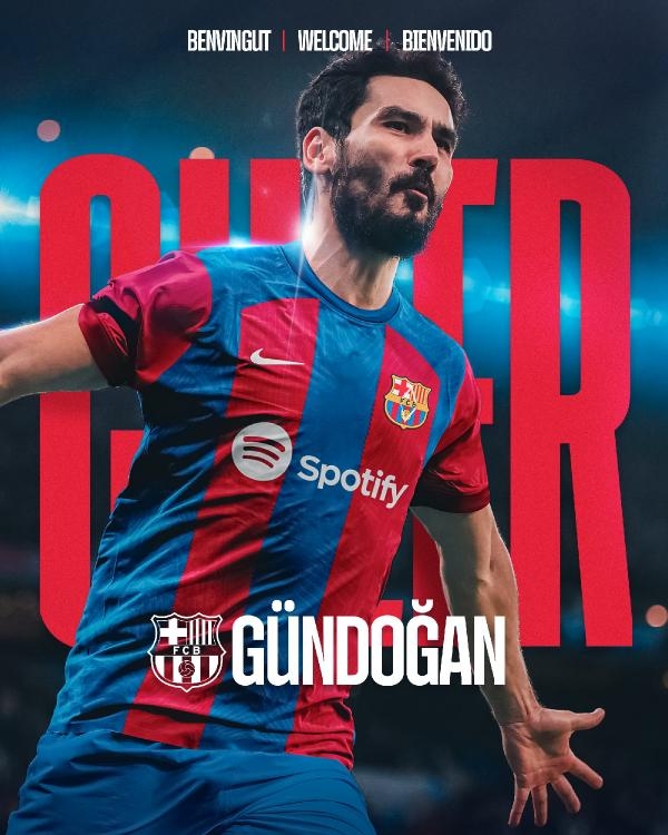 İlkay Gündoğan resmen Barcelona'da