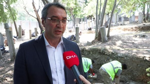 Eyüpsultan'a açık hava müzesi; 19'uncu yüzyıla ait mezar taşları gün yüzüne çıktı