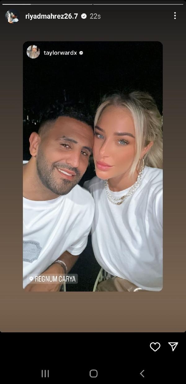 Manchester City'nin yıldız ismi Mahrez, tatilini Antalya'da yapıyor