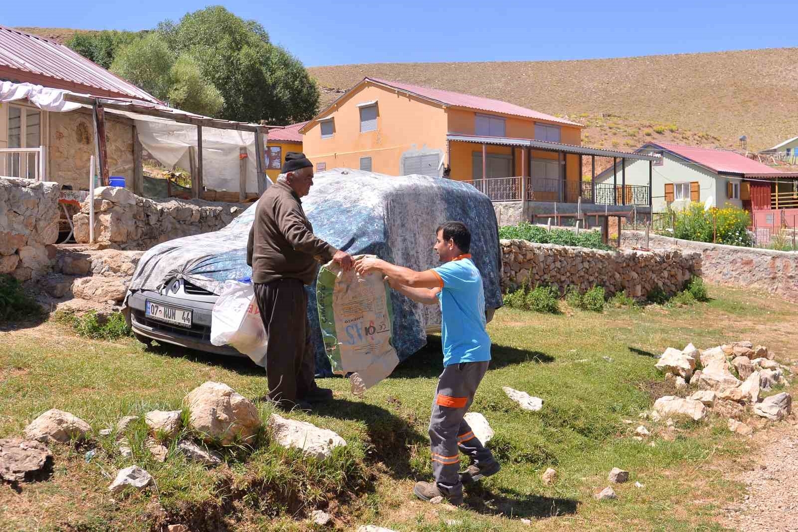 Alanya'da yaylaların çöp sorunu çözüldü