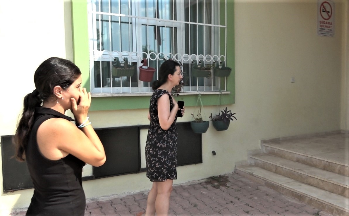 Anaokulunda öğretmenleri korkutan yangın büyümeden söndürüldü