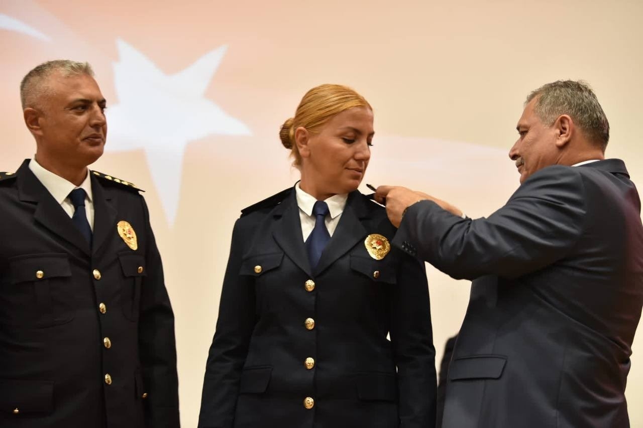 Antalya Emniyeti'nde rütbe terfi töreni
