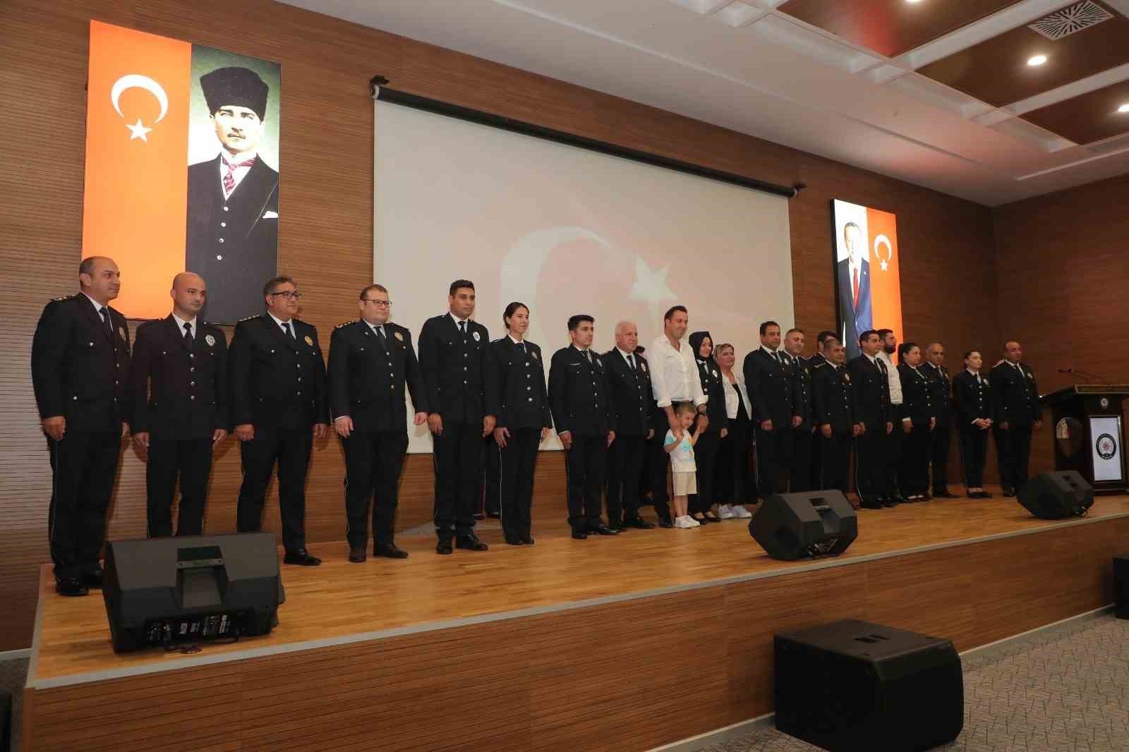 Antalya Emniyeti'nde rütbe terfi töreni