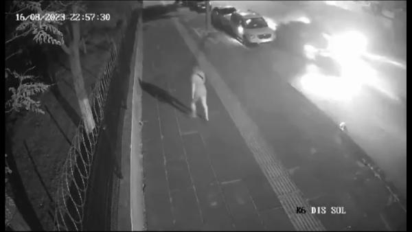 Aracına, bindikten saniyeler sonra otomobil çarptı