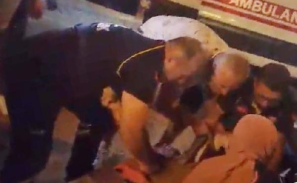 Kafede silahlı kavga, güvenlik kamerasında