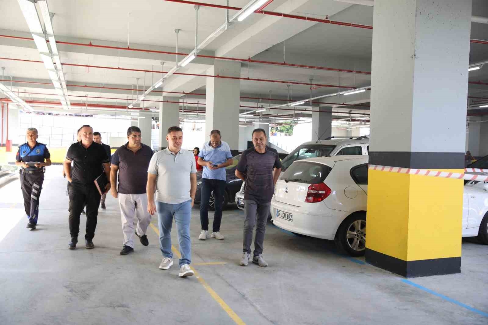 Kapalı otopark hizmeti 1 Ekim'e kadar ücretsiz