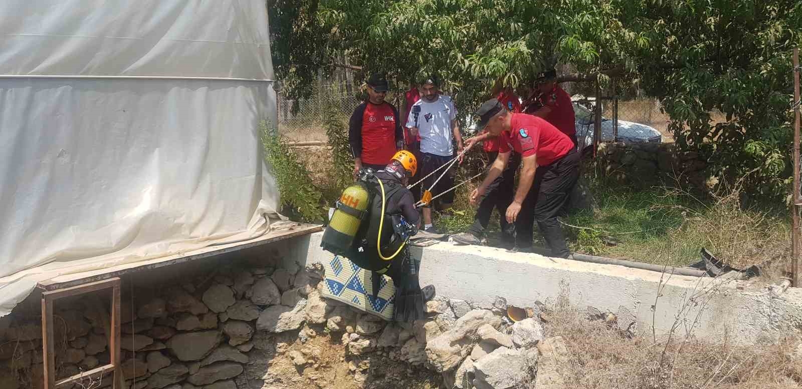 Kayıp Alman kadın için su kuyuları didik didik aranıyor
