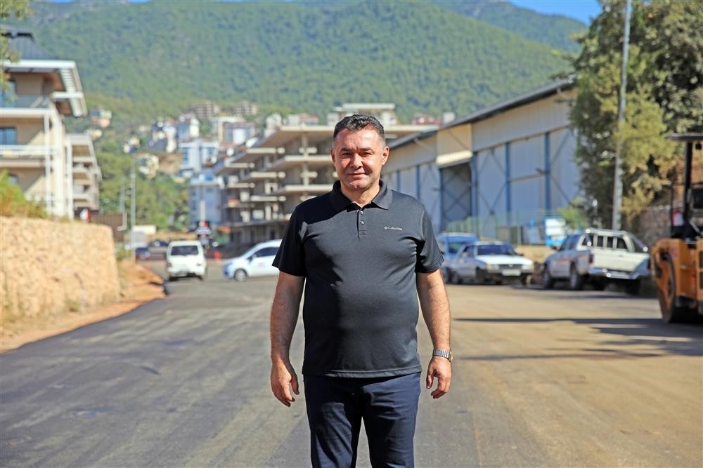 Oba Mahallesi'nde asfalt çalışması tamamlandı