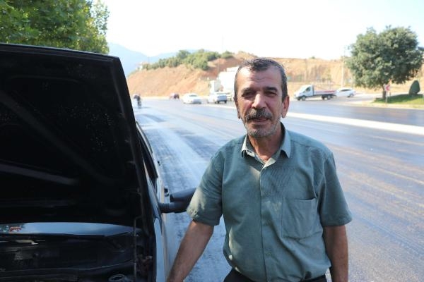 Sıcak hava nedeniyle asfalt eridi