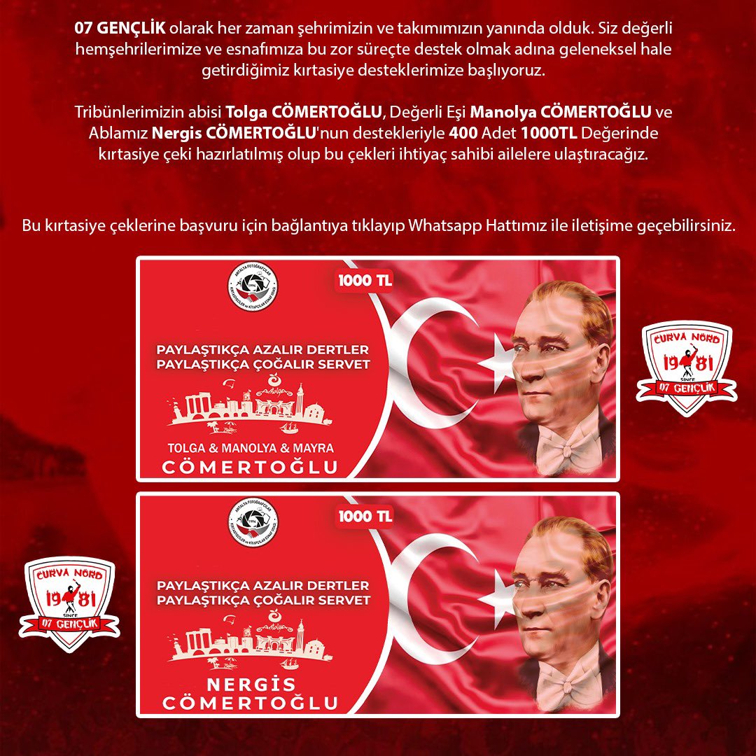 07 Gençlik'ten anlamlı hareket