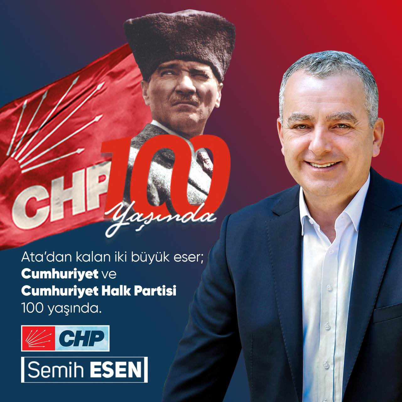 Semih Esen'den 100.yıl  kutlaması