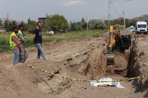 Çankırı'da altyapı çalışmasında göçük: 1 işçi öldü