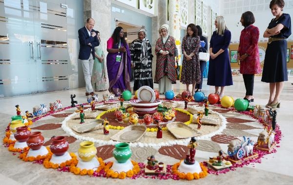 Emine Erdoğan, Yeni Delhi'de lider eşleri bir araya geldi