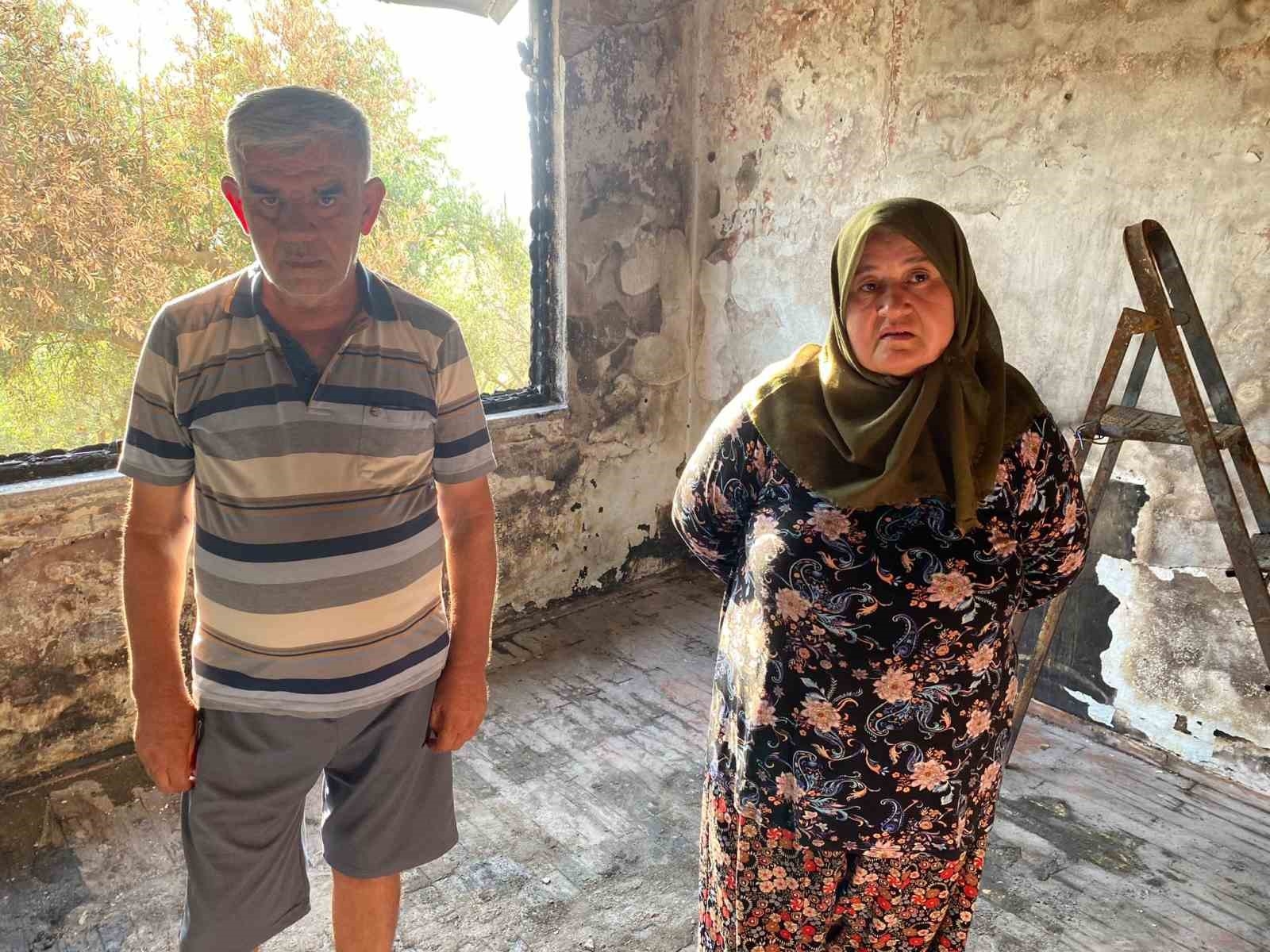 Evleri küle döndü, balkon yuvaları oldu
