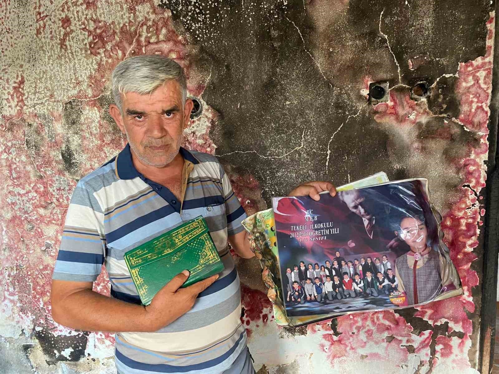 Evleri küle döndü, balkon yuvaları oldu