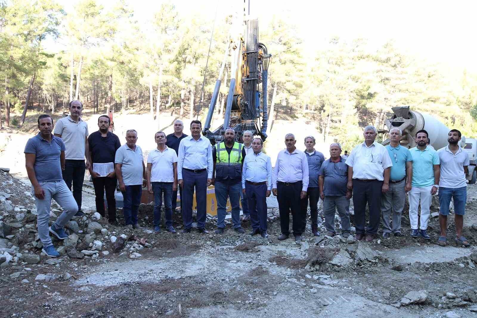 Kaş'ta Lengüme Köprüsü'nün temeli atıldı