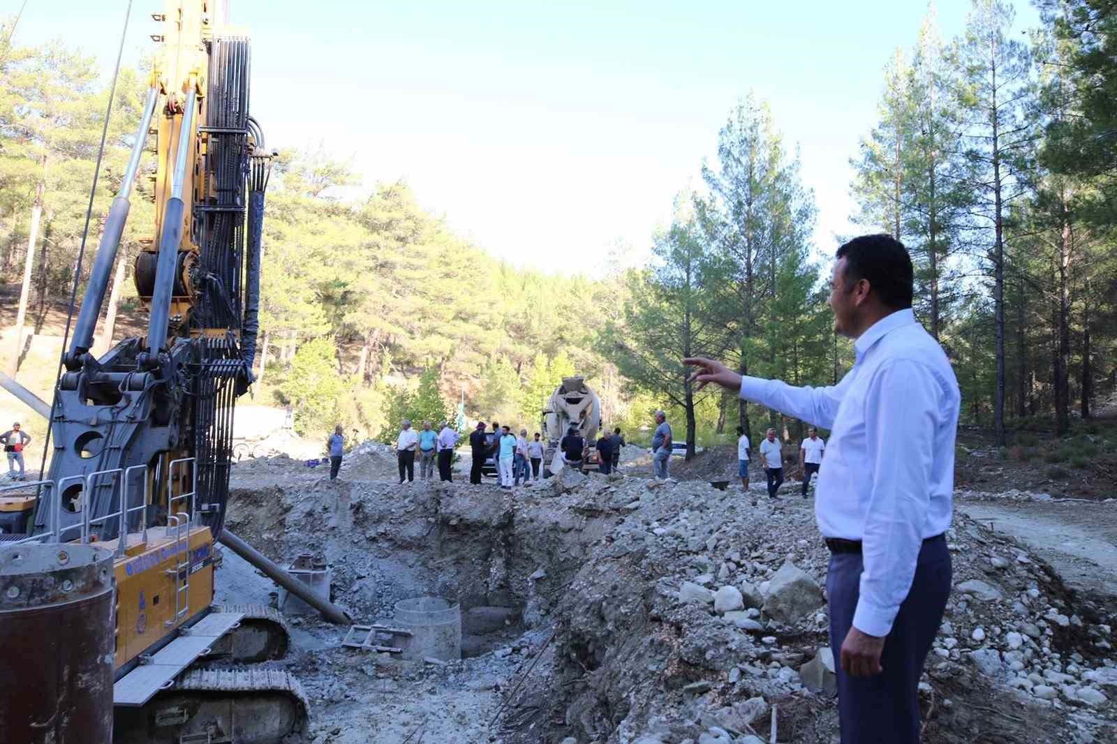 Kaş'ta Lengüme Köprüsü'nün temeli atıldı