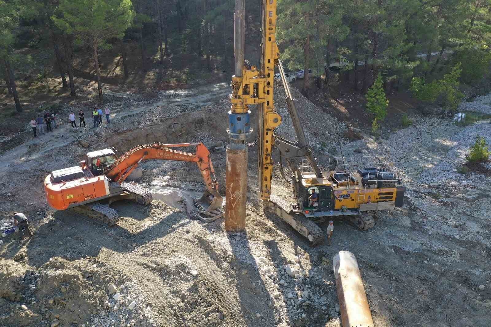 Kaş'ta Lengüme Köprüsü'nün temeli atıldı