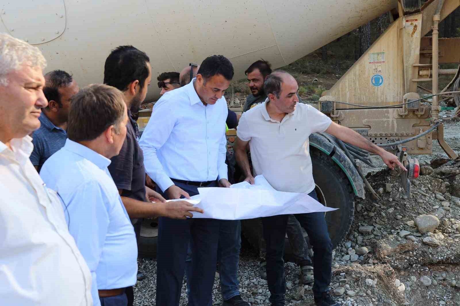 Kaş'ta Lengüme Köprüsü'nün temeli atıldı