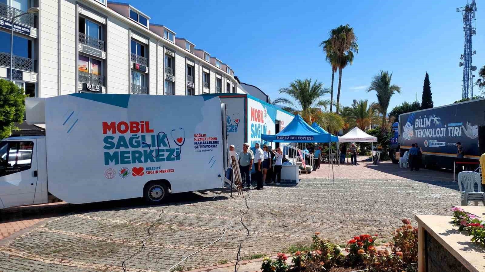 Kepez'in mobil hizmetleri Gazipaşa'da