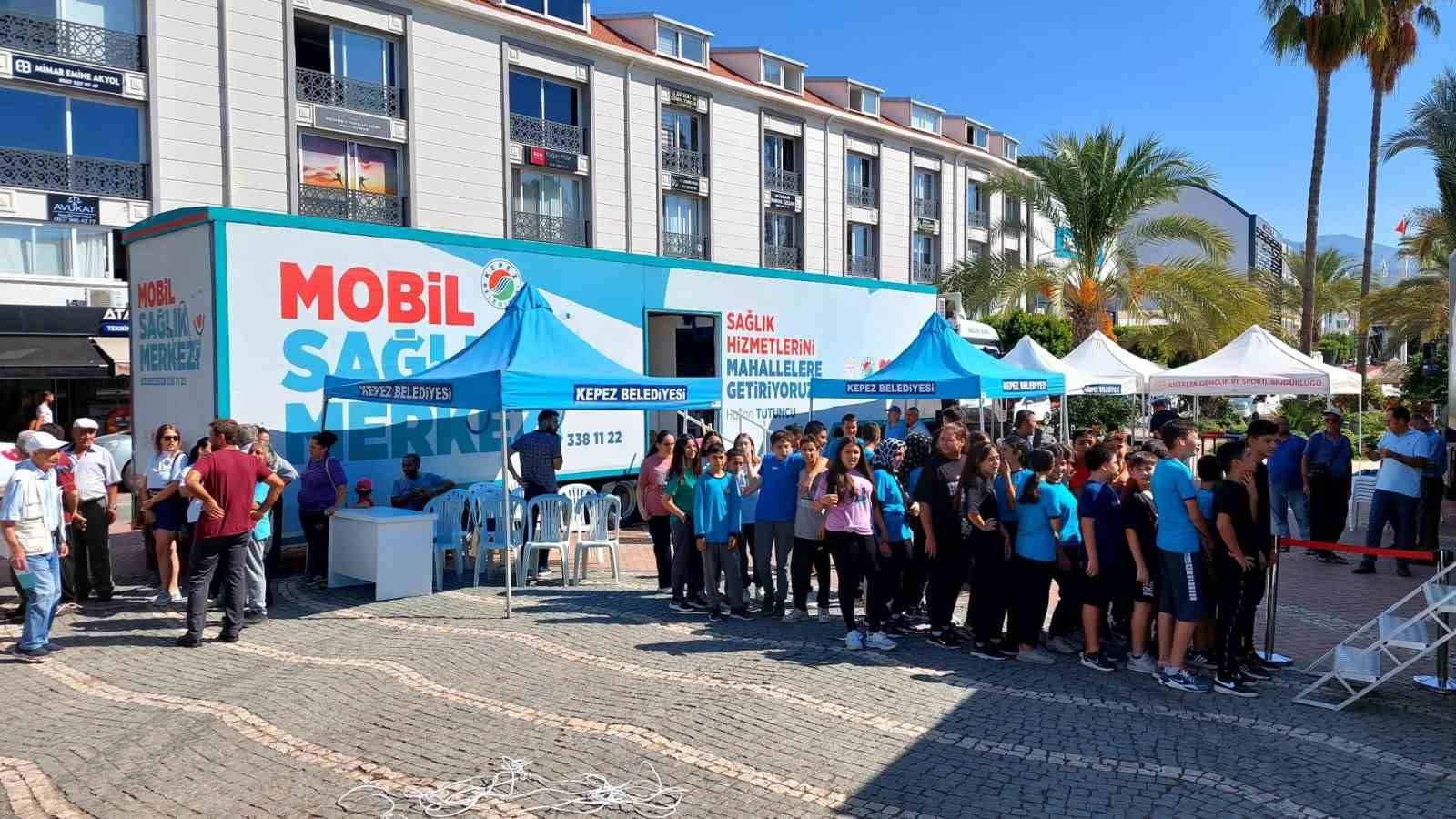 Kepez'in mobil hizmetleri Gazipaşa'da