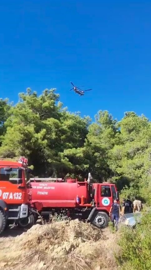 Manavgat'ta ormanlık alanda başlayan ikinci yangın söndürüldü
