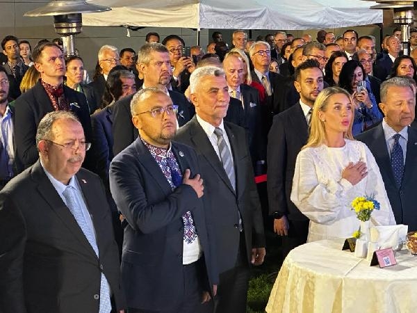 Ukrayna'nın bağımsızlığının yıl dönümü Ankara'da kutlandı