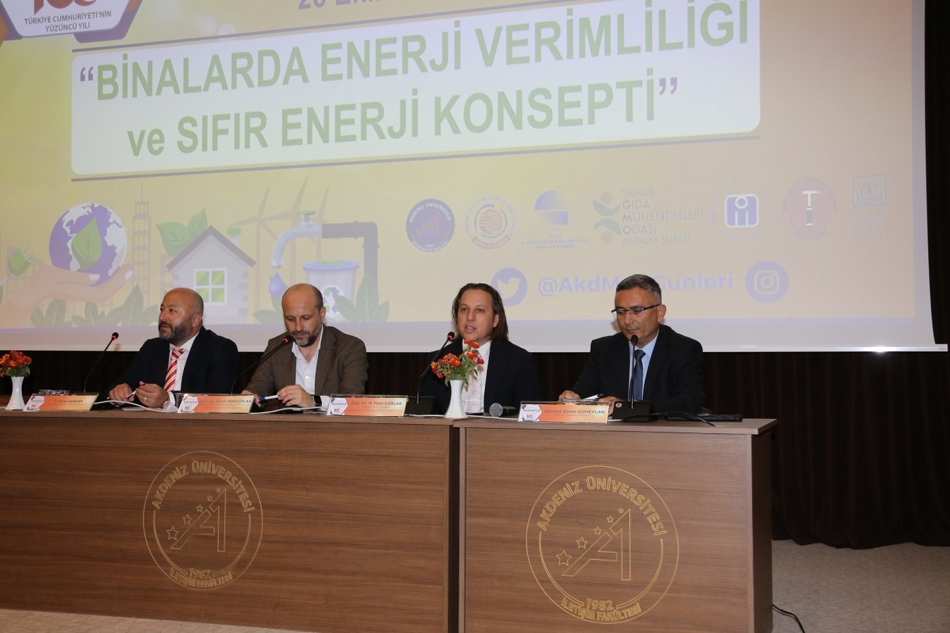 Akdeniz Üniversitesi'nde, "Binalarda Enerji Verimliliği ve Sıfır Enerji Konsepti" çalıştayı