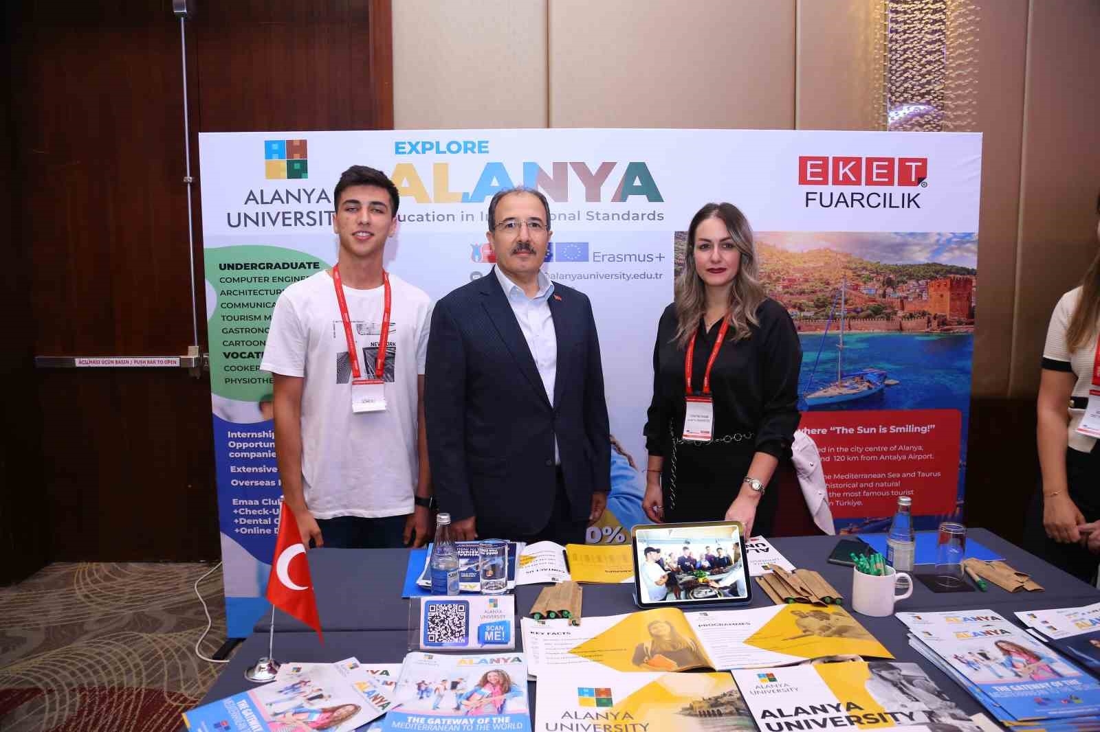 Alanya Üniversitesi, Türk Üniversiteleri Eğitim Fuarı'na katıldı