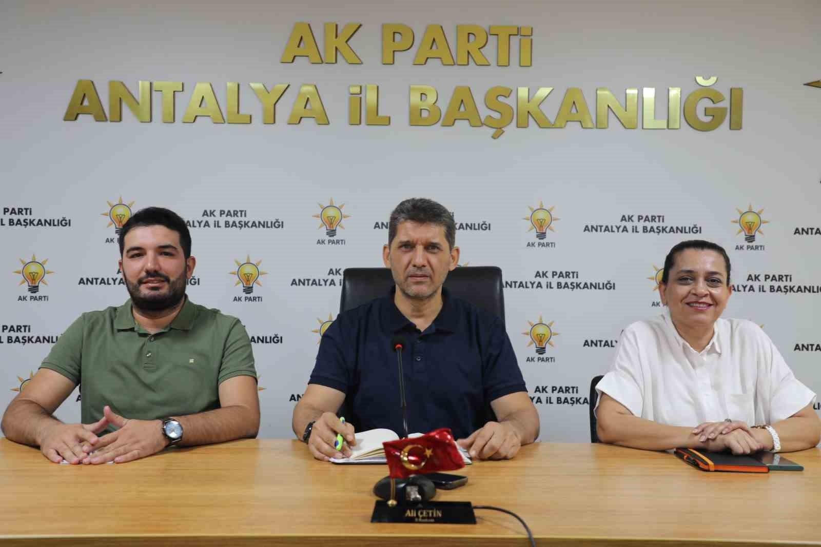 Ali Çetin: "Önümüzdeki yerel seçimlere güçlü bir kadroyla hazırlanacağız"