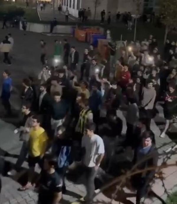 Aydın'daki asansör kazası İstanbul'da birçok KYK yurdunda protesto edildi