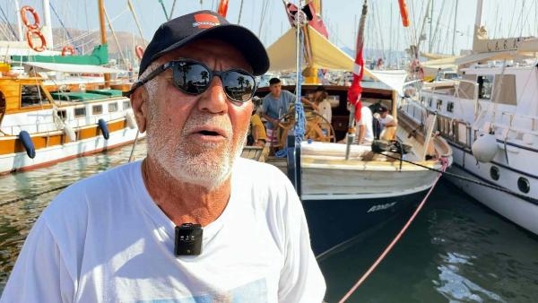 Bodrum'un son süngercisi 'Aksona Mehmet', deniz dibinden hayalet ağ topladı