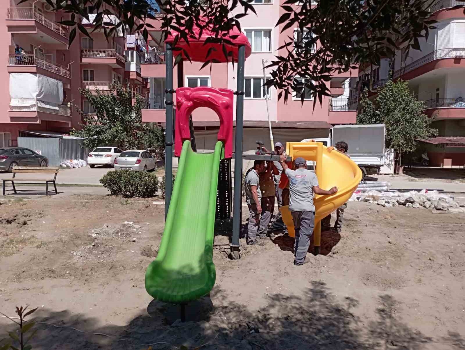 Büyükşehir'den ilçelere yeni parklar