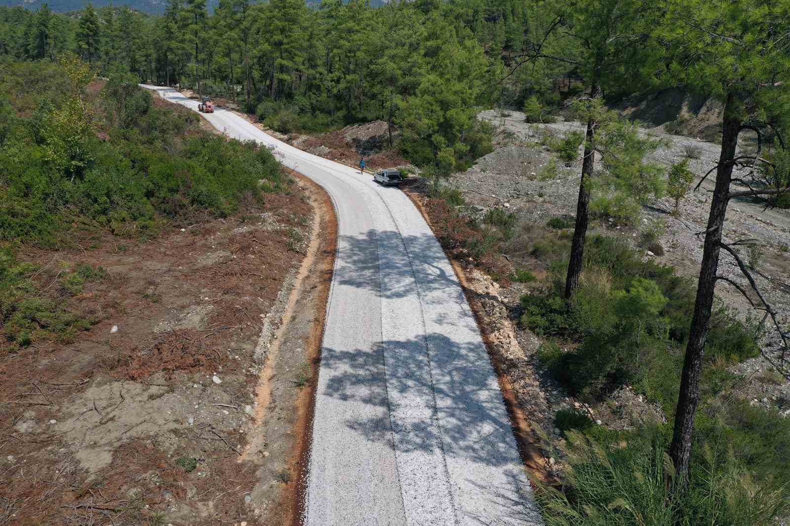 Doğantaş mahalle yolunda asfalt çalışması tamamlandı