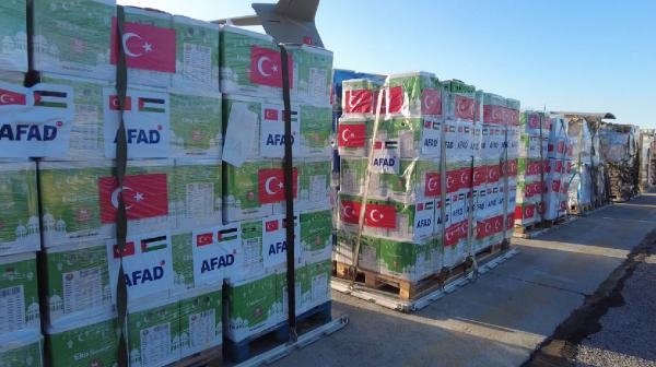 MSB: Gazze için hazırlanan yardımlar Mısır'a ulaştı