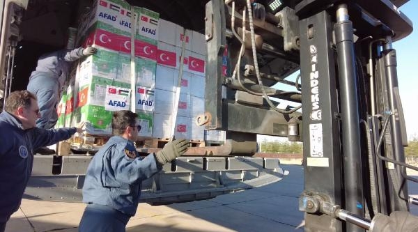 MSB: Gazze için hazırlanan yardımlar Mısır'a ulaştı