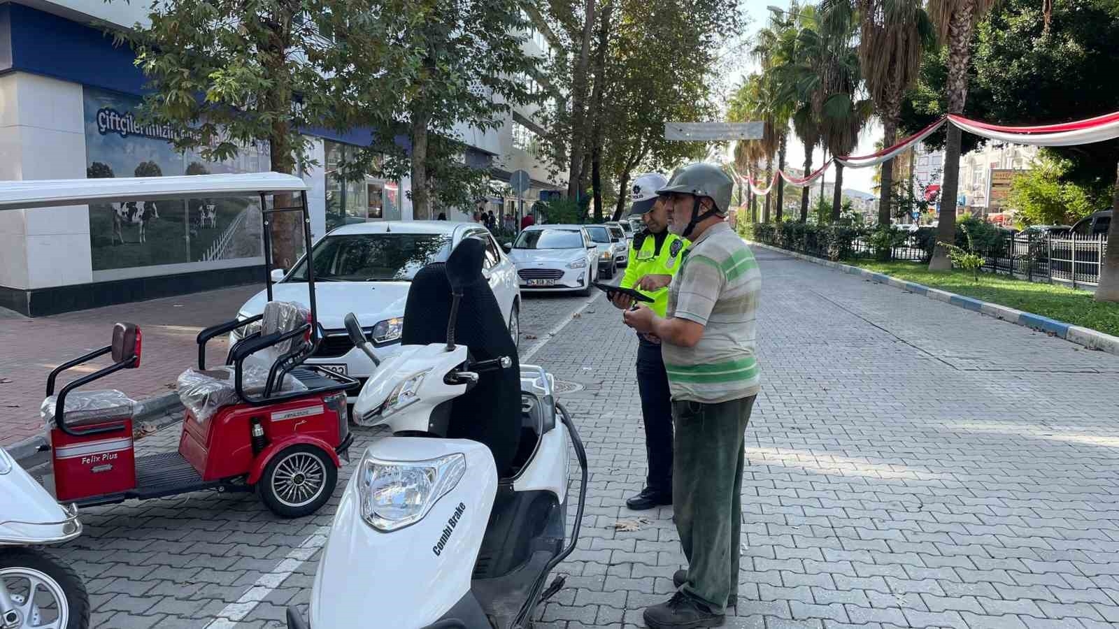 54 motosiklete 36 bin TL ceza kesildi