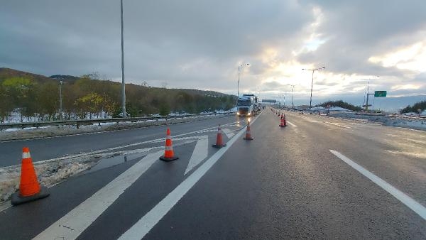 Bakım nedeniyle ana yol kapatıldı