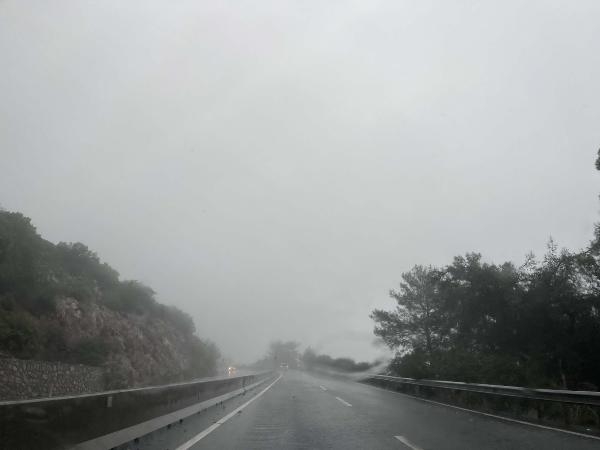 Bodrum'da fırtına ve sağanak